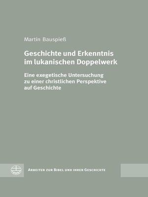 cover image of Geschichte und Erkenntnis im lukanischen Doppelwerk